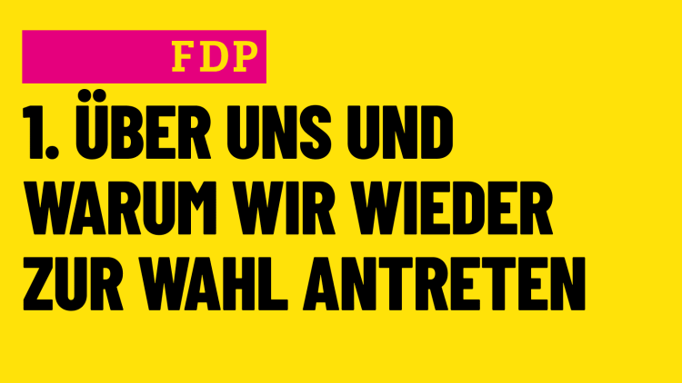 1. Über uns und warum wir wieder zur Wahl antreten