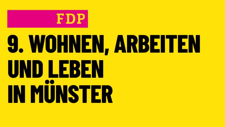 9. Wohnen, Arbeiten und Leben in Münster