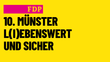 10. Münster l(i)ebenswert und sicher