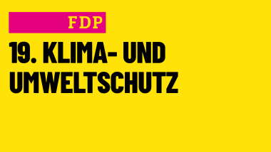 19. Klima- und Umweltschutz